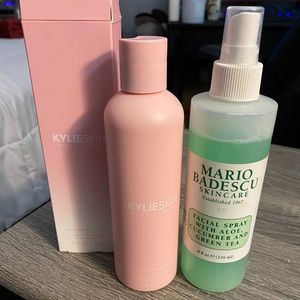 Kylie skin and Mario Badescu